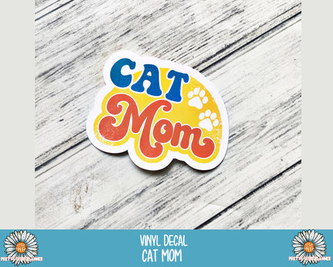 Decal - Cat Mom - PrettyCutePlanner