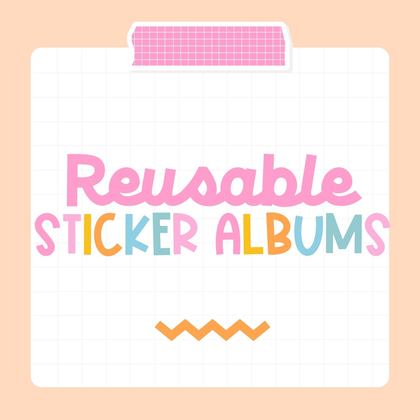 Reusable Sticker Albums