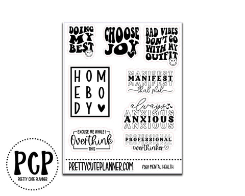 mental health stickers