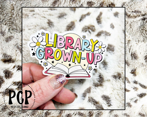 Decal - Library Grown up