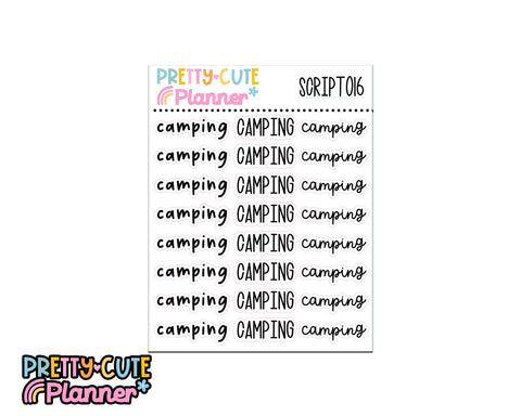 Script - Camping