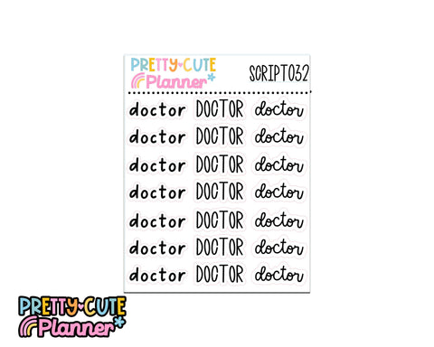 Script - Doctor