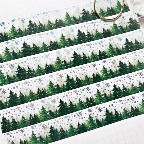 Winter Forest Washi 15mm