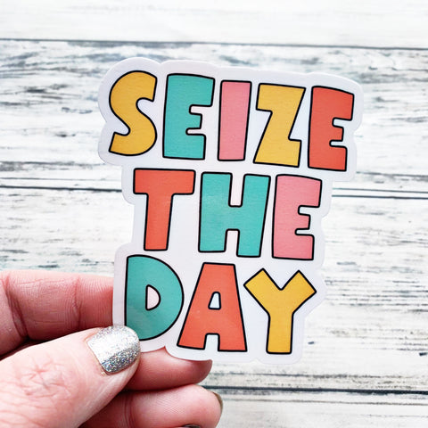 Decal - Seize the Day - PrettyCutePlanner