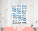 F366 Bark Box Autopay Reminder Stickers - PrettyCutePlanner