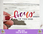 Decal - Focus on the Good - PrettyCutePlanner