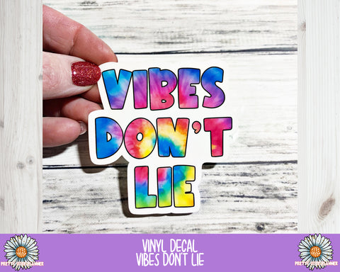 Decal - Vibes Don't Lie - PrettyCutePlanner