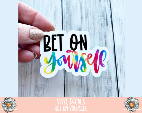 Decal - Bet On Yourself - PrettyCutePlanner