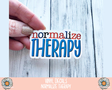 Decal - Normalize Therapy - PrettyCutePlanner