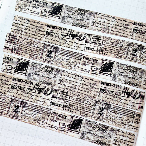 Vintage Postage Washi Tape 15mm