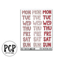 valentines days of the week