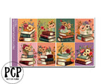 vintage books and florals