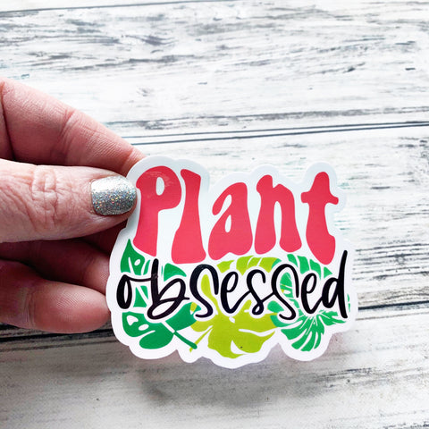 Decal - Plant Obsessed - PrettyCutePlanner