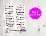 Foil Icon Stickers - Heart and Arrow Headers - PrettyCutePlanner