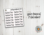 Foil Script - Costco Trip - PrettyCutePlanner