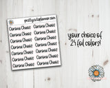 Foil Script - Corona Chaos - PrettyCutePlanner