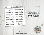 Foil Script - Pool Party - PrettyCutePlanner