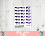 F347 HBO Max Autopay Reminder Stickers - PrettyCutePlanner