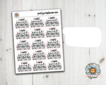 Foiled Social Distancing Stickers - PrettyCutePlanner