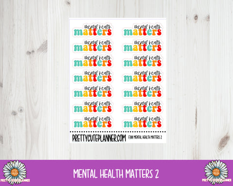 F388 Mental Health Matters 2 - PrettyCutePlanner