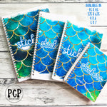 Reusable Sticker Album Mermaid Scales - PrettyCutePlanner