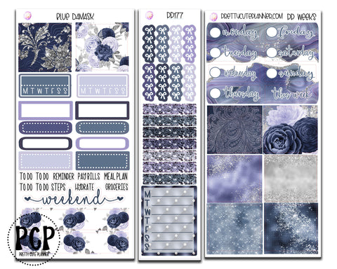 pp weeks blue damask