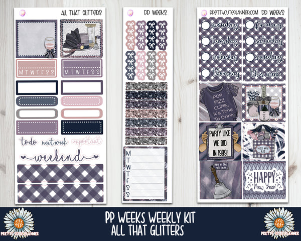 PP055 PP Weeks Oh Bother Weekly Planner sticker kit