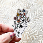 decal floral peace sign