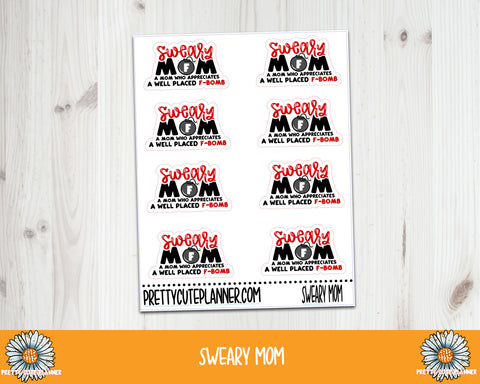 F408 F Bomb Collection - Sweary Mom - PrettyCutePlanner