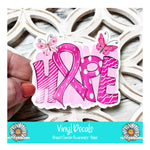 Vinyl Decal - Breast Cancer Awareness Hope - PrettyCutePlanner