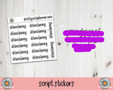 Foil Script - Distance learning - PrettyCutePlanner