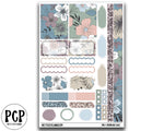 daily journaling sheet vintage blossoms