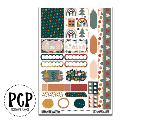 boho christmas daily journaling