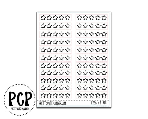 5 star review stickers