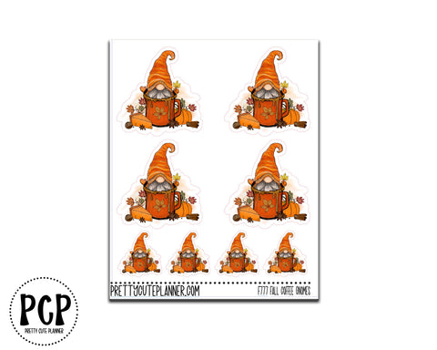 fall coffee gnomes