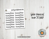 Foil Script - Grocery Pickup - PrettyCutePlanner