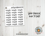 Foil Script - Recycle - PrettyCutePlanner