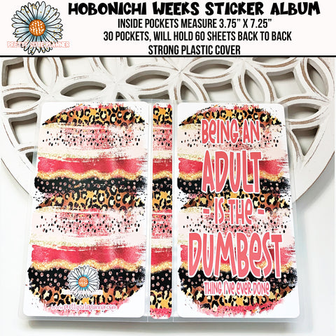 Hobonichi Weeks Sticker Album - Being an Adult - PrettyCutePlanner