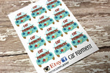 F037 Car Payment Planner Stickers - PrettyCutePlanner