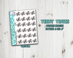 Teeny Tiny Chore Planner Stickers - Vacuum Icon - PrettyCutePlanner
