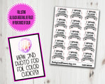 Foiled Stickers Script I speak fluent sarcasm - PrettyCutePlanner