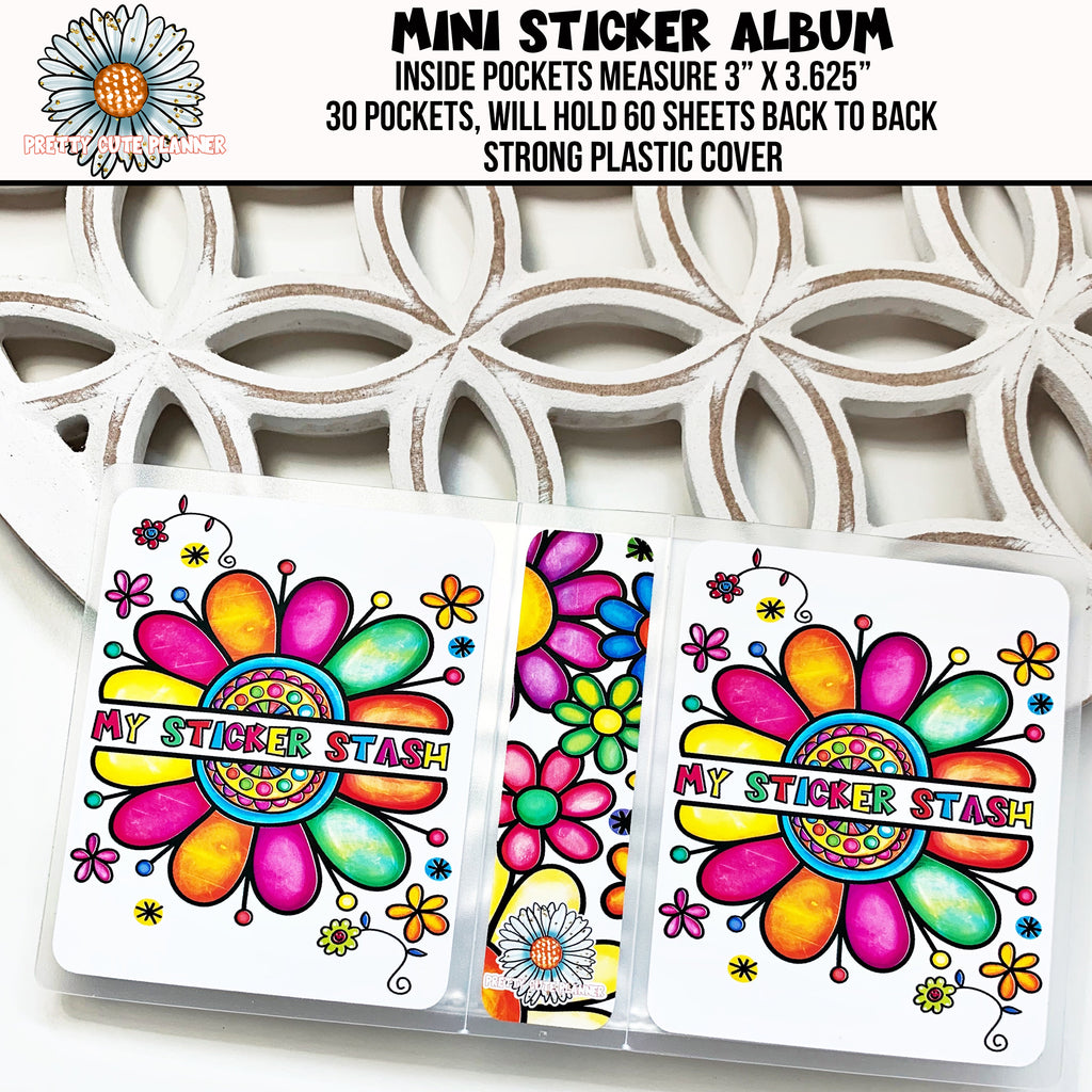 My Sticker Stash Reusable Sticker Album – PrettyCutePlanner