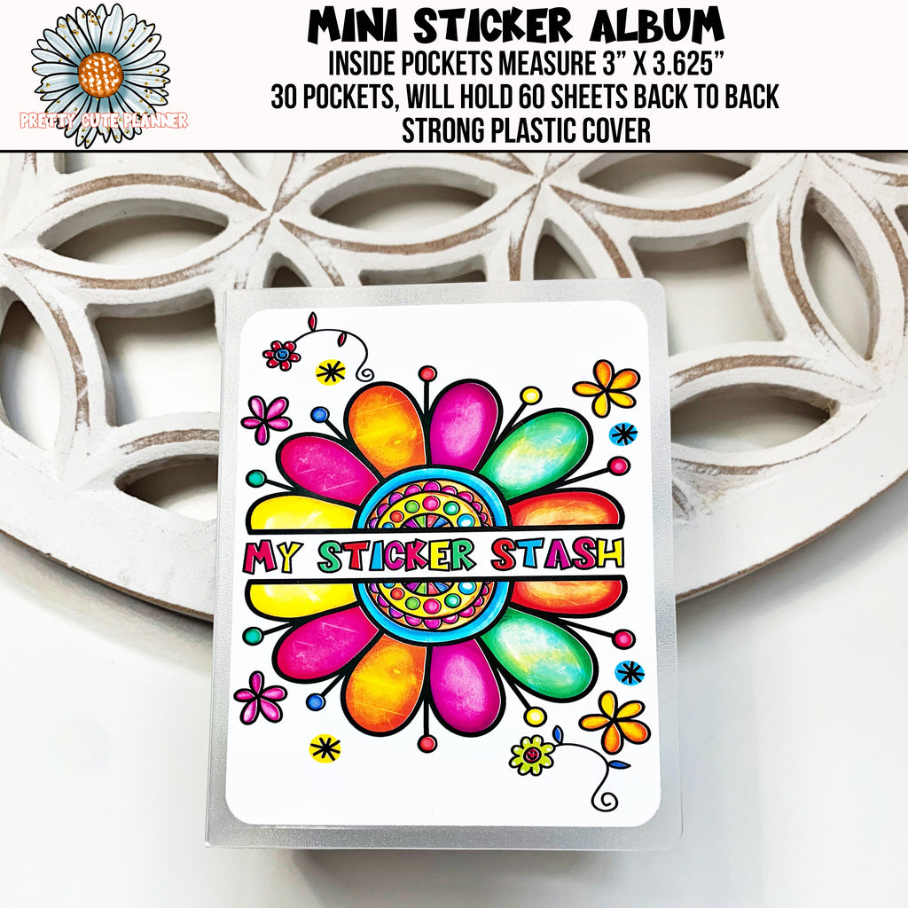 My Sticker Stash Reusable Sticker Album – PrettyCutePlanner