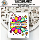 4x6 Sticker Storage Album - My Sticker Stash - PrettyCutePlanner