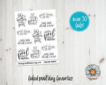Foil Stickers - Summer Pool Days - PrettyCutePlanner
