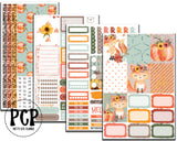 Vertical Sweet Fox Weekly Planner Kit