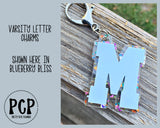 Varsity Letter Planner Charms - 2 Layer Acrylic