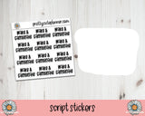 Foil Script - Wake and Caffeinate - PrettyCutePlanner