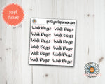 Script - Walk Dogs - PrettyCutePlanner